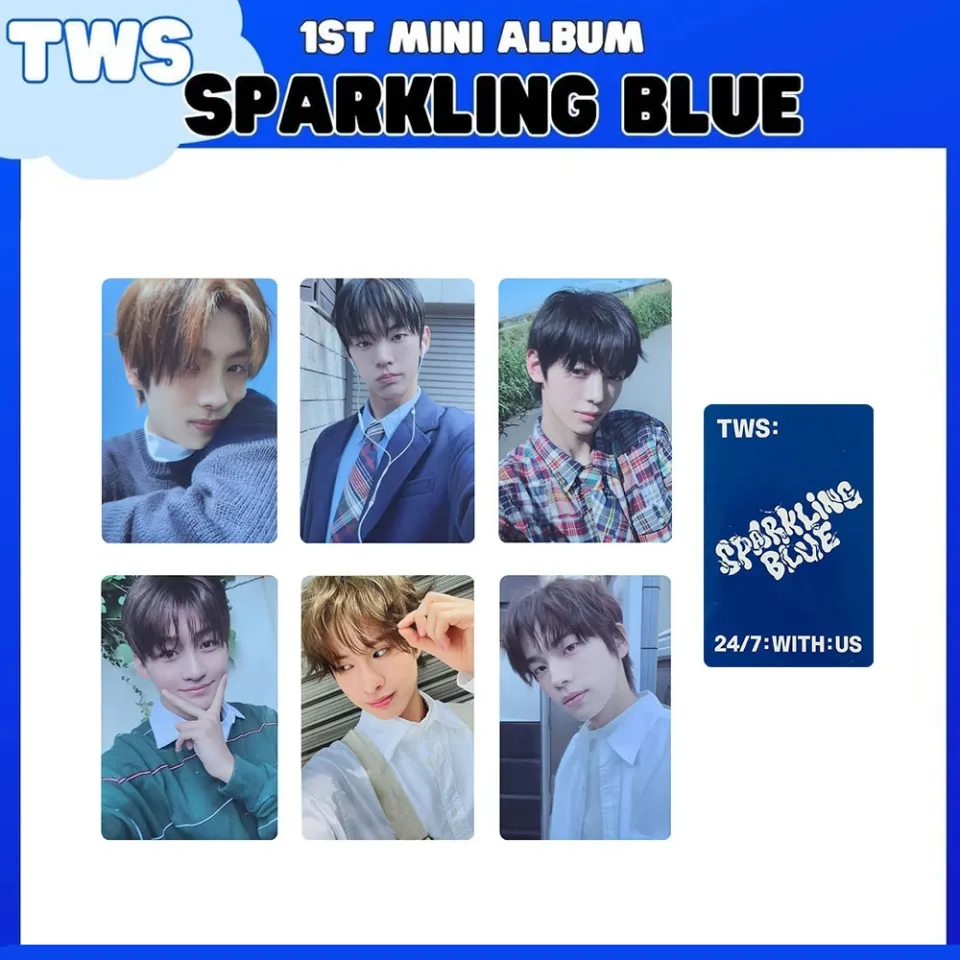 TWS Sparkling Blue Album Weverse Shop Luckydraw PhotoCards