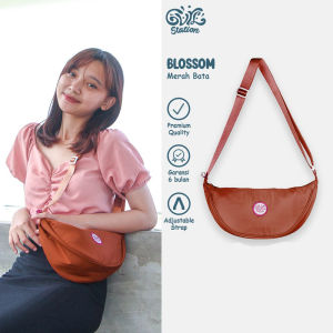 ATVA - Tas Selempang Wanita Tas Slingbag Puff Blossom Series Teracota