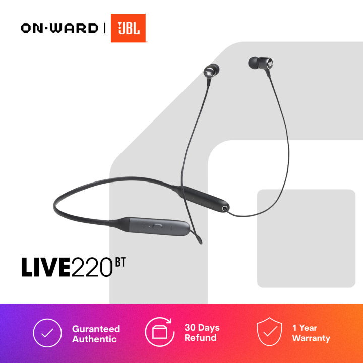 JBL Live 220BT Wireless In-Ear Neckband Headphones Dynamic Driver