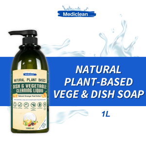 MEDICLEAN NATURAL PLANT BASED DISH & VEGETABLE CLEANING LIQUID 1000ML