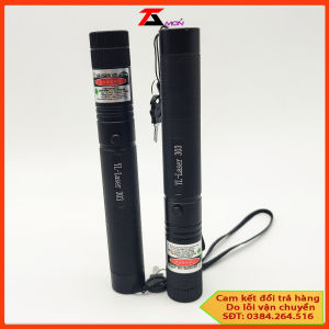 Đèn Pin Laser 303 chất lượng cao Ánh Sáng Xanh Lá Chiếu Xa Cực Mạnh Kèm Phụ Kiện Chiếu Sao Vạn Hoa Dùng Pin Sạc