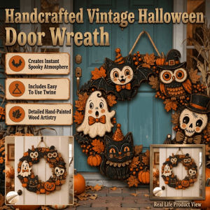 Halloween Ghost Pumpkin Door Sign Hanging Decoration For Party Wall Decor