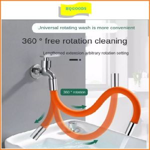 Ống nối dài vòi nước linh hoạt có thể quay 360° theo mọi hướng ống nước mở rộng silicone đầu nối G 1/2" (21mm) phù hợp cho nhiều loại vòi nước thông dụng