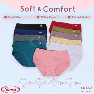 Celana Dalam Sorex Katun Cutting Midi 1228