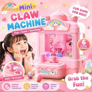 Allieuka【COD】Childrens Claw Toy Kids Mini Clip Doll Machine Twist Egg Toy for Parent-Child Interaction Gift