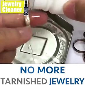 30ml Non-Toxic Jewelry Cleaner Cleaning Spray Anti-Tarnish For Watch Rings Diamonds Silver Gold