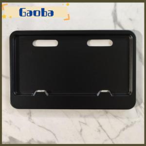 gaoba 1 2PCS Motorcycle Badge Frame Universal Aluminum License Plate Holder Motorcycle Accessories Motorcycle License Plate Frames