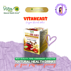 Vitaheart Coffee Drink Mix With Lycopene Coq10 And Sweetened With Stevia First Vita Plus Natural Health Drink [Health Pack]