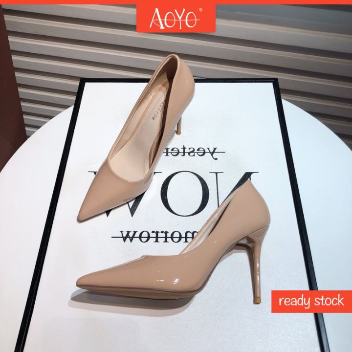 Ready Stock Women's High Heels Shoes Kasut Tinggi Wanita Heel