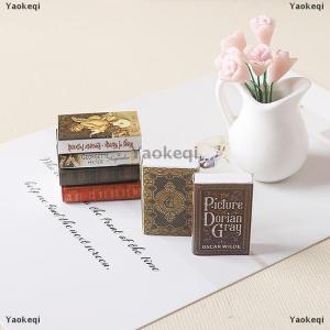 [COD] Yaokeqi 6Pcs 1:12 Dollhouse Miniature Book Comic Book Small Books Mini Model Kids Pretend Play Toys Doll House Accessories