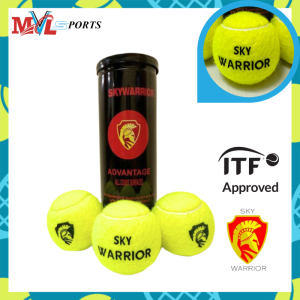 Skywarriors Tennis balls 1Can Advantage All Court Surfaces Superiors felt provides durability and performance for all the players.