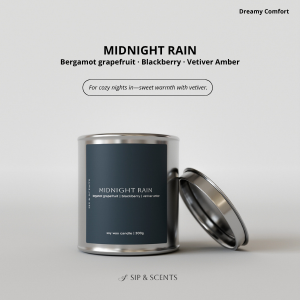 [SG] Sip & Scents Scented Soy Wax Candle | 300g | Premium Fragrance | Eco-friendly | Home Decor Gift