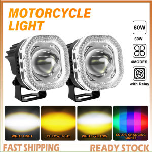 Motorcycle Led Light with flash 4 modes Mini Driving light withLed Chip light water proof