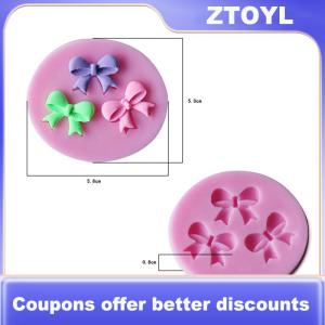 【ZTOYL】 New DIY 3D bánh trang trí Bowknot hình fondant đường bánh Silicone khuôn nghệ thuật công cụ