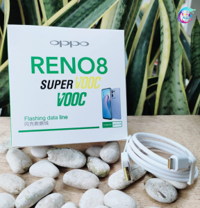 CP Kabel data compatible untuk Oppo Reno 8 Super VOOC pengisian super cepat oppo RENO 8 8Z RENO 8T RENO 7 7 pro 6 5 5 pro 4 4f 3 3pro 2 2f a17 a17k a57 2022 a78 a96 a5 2020 a9 2020