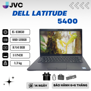 Laptop 2020 95-96%  Dell Latitude 5400 i5 8365U vPro/ 32GB/ 2TGB SSD/ 14inch FHD / Win 10Pro/ Pin>4h liên tục