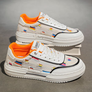 WEIZRU 2025 board shoes summer mens outdoor casual shoes canvas breathable comfortable trendy shoes mens shoes sports white shoes