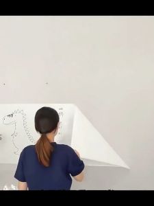 Graffiti drawing erasing not damaging walls childrens rooms bedrooms messages bulletin boards stickers