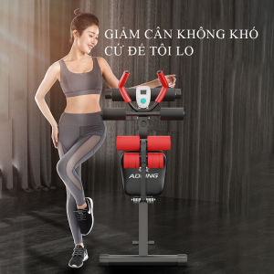 Ghế tập bụng thể lực đa năng máy tập bụng máy tập eo ghế tập Gym ghế tập thể hình tại nhà gấp gọn khung thép chịu lực.