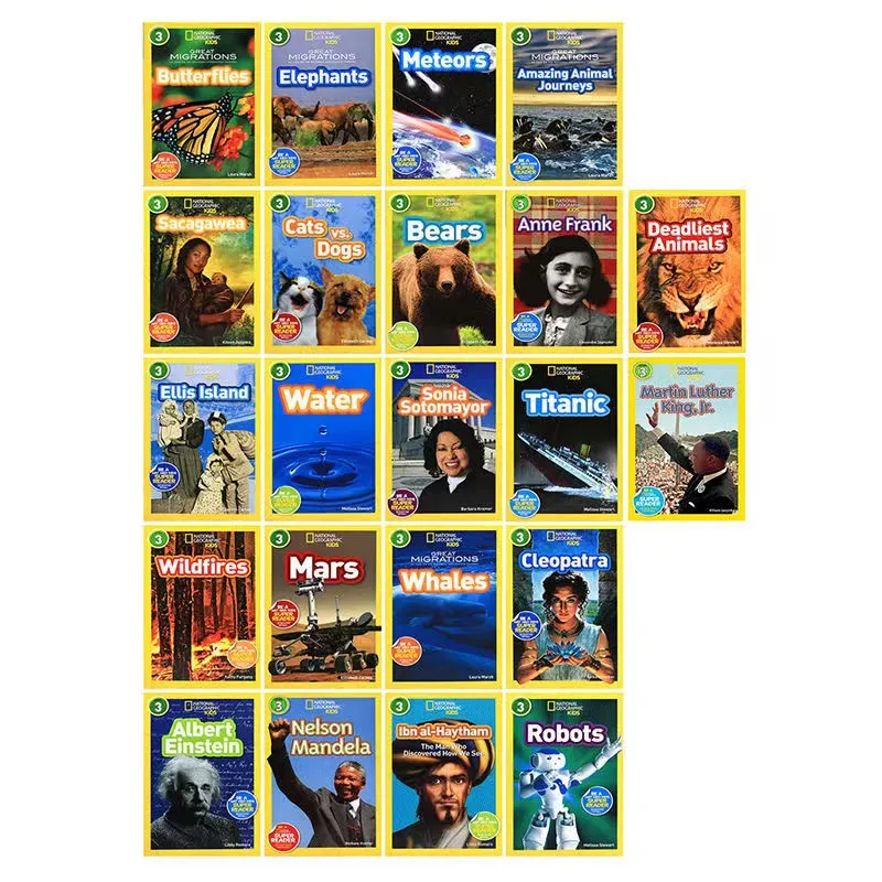 92 books English picture book National Geographic Kids pre level 1