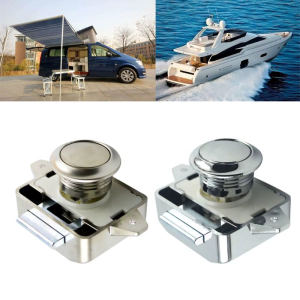 สำหรับรถตั้งแคมป์เส้นผ่าศูนย์กลางล็อคแบบกด26มม. มอเตอร์ RV ตู้เอกสารบ้านลิ้นชักสำหรับล็อคปุ่มเฟอร์นิเจอร์ Hardwa