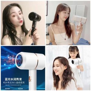 Foldable Handle Hair Dryer: Anion Care & Blue-Ray Light Features