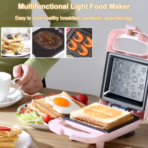 Bread Toaster Pan Sandwich Maker Backing Pan Electric Waffles Maker Breakfast Machine Multifunctional Baker