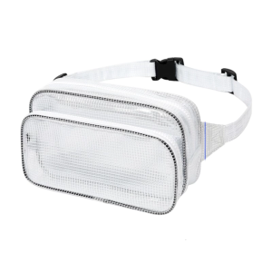 Clear Meshes Tool Belt Bag Adjustable Transparent Waist Pack For Hiking Camping Essential Waterproof PVC Design