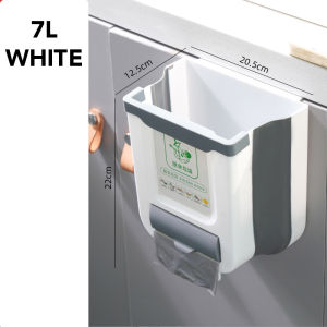 Foldable Hanging Trash Bin Collapsible Creative Dustbin Space Saving Rubbish Bins