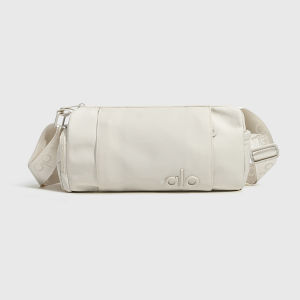2026 New Six Tone Matte CylinderSling Bag ALO Simple Solid Color Lightweight Women Yoga Outdoor Crossbody Bag