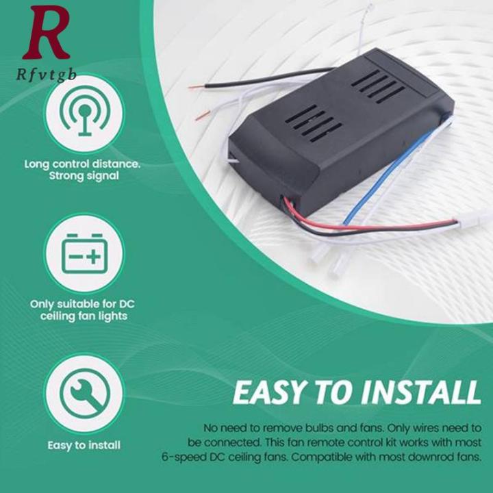 Universal%20Dc%2040w%20Ceiling%20Fan%20Remote%20Control%20Kit%20Low%20Voltage%20Fan%20Light%20Driver%20Controller%206-Speed%20Timing%20Remote%20-%20Image%205