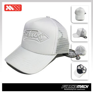 FUBAXS topi trucker hats topi pria variasi terbaru warna full putih