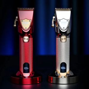 WMARK with base high-power hair clipper adult oil head electric clippers LCD digital display hair salon hair clippers
