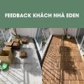 Ván sàn gỗ tự nhiên vỉ nhựa tự lắp ráp, lót sàn ban công, sân thượng, gỗ tràm chuyên dùng ngoài trời, Loại 6 nan - Hàng xuất khẩu - Eden. 
