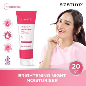 AZARINE Active Bright Brightening - Day | Night Moisturizer | Creamy Facial Foam