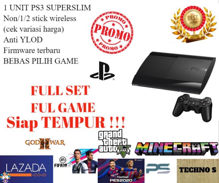 Super Slim 500gb Ps3 Price Original Promo PS3 Superslim 500GB