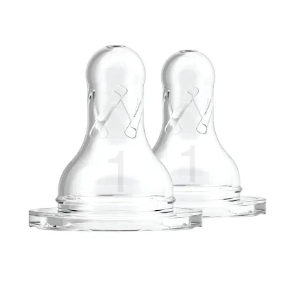 Dr Browns Anti-Colic Narrow Neck Silicone Teat (2pcs)