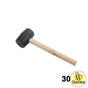 MaxPlus 300 g 500 g Black Rubber Mallet Hammer with Wood Handle