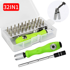 Kit Alat Pembaikan DIY Magnetik Mini Set Pemutar Skru Jitu PC Telefon Bimbit Pembaikan Peranti Komputer Tangan Rumah Profesional