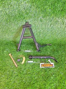 Standart Standar 2 Jagang Tengah Honda Kharisma Karisma Supra 125 Lama/New Supra 125 Batman Fit New Kirana Revo Lama Lancip Hitam set As Tapal Kuda Standar Tengah / Cagak Jagrak 2 Tengah Kharisma Fullset