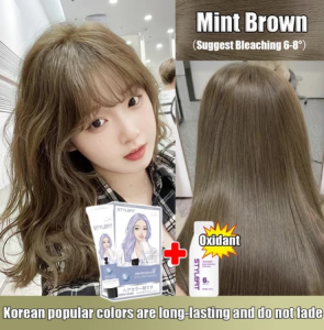 STYLEFIT CAT RAMBUT PEWARNA RAMBUT BAHAN HERBAL ALAMI WARNA TAHAN LAMA MODEL KOREA Warna BLACK Menjaga rambut tetap berkilau dan elastis Rambut Pewarna Rambut Permanen ANTI LUNTUR CAT RAMBUT GARNIER HAIR DYE mise en scene Hello Bubble