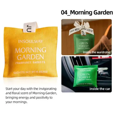 【LOCAL】Air Freshener Scent Bag Wardrobe Freshener Remove Odor Wardrobe/Car/ Aromatherapy Fragrant Sachet Hanging