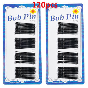 🔥Fast Shipping🔥120pcs Bob Pins Black Hair Clips Hairpins Women Girls Wave Hairgrips Barrettes Bobby Pin Hair Styling Accessories
