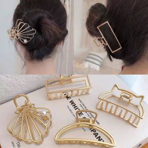 RPANG Metal Hair Clamp Claw Korean Elegant Fashion Hair Accessories random style