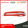 NT Cutter Japan Durable L-Shaped Cutter Knife JL120 JL-120P (Red or Black). 