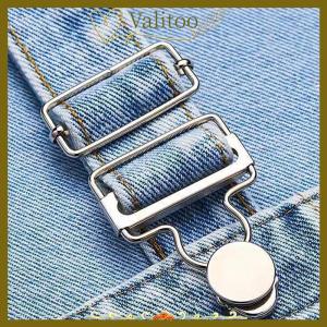 [Valitoo] Dungaree Chốt Kẹp Nẹp Khóa Với Quần Jean Nút Thiết Lập Cho Denim Áo Khoác Tự Làm Trang Phục May Nguồn Cung Cấp