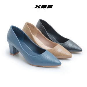 XES SAVIRA-577 Sepatu Heels Basin Wanita Polos 6cm