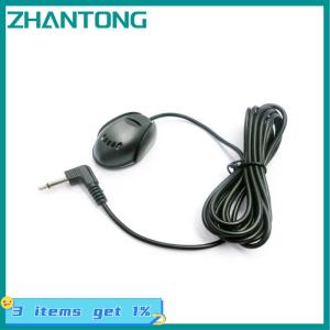 ZHANTONG Car Microphone Mini 3.5mm Wired Microphone For Car Stereo Audio Hands-free Mic For Paste Type Mini Microfono ﻿