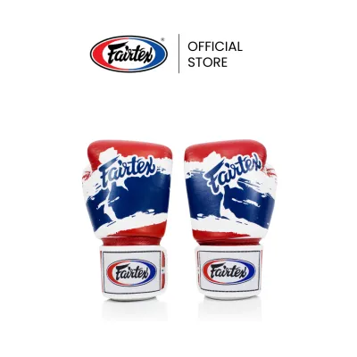 Fairtex นวมต่อยมวย BGV1 Thai Pride Universal Gloves นวมมวยหนังแท้ กระชับตามหลักสรีรศาสตร์ บุนวม 3 ชั้น ป้องกันข้อนิ้ว นวมชกมวยสำหรับฝึกซ้อมหรือแข่งขัน