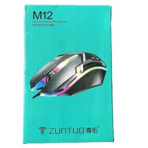 Chuột Gaming ZUNTUO M12 Thiết Bị Ngoại Vi Cho Trò Chơi Doanh Nghiệp Văn Phòng Thiết Kế Công Thái Học Đèn LED RGB